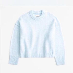 Abercrombie & Fitch Light Blue Crew Neck Sweater